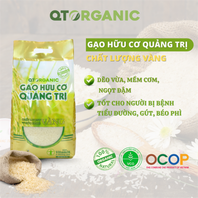 GẠO HỮU CƠ QUẢNG TRỊ OGANIC 5KG